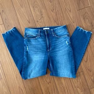 LC Lauren Conrad High Rise Skinny Ankle Jeans. Size 8.